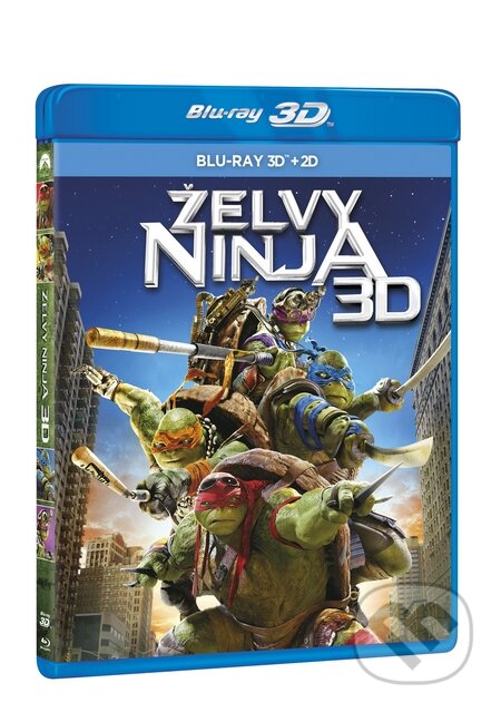 Film: Želvy Ninja 3D (Jonathan Liebesman) (Blu-ray3D). Magicbox, 2014 Film: Želvy Ninja 3D (Jonathan Liebesman) (Blu-ray3D). Magicbox, 2014