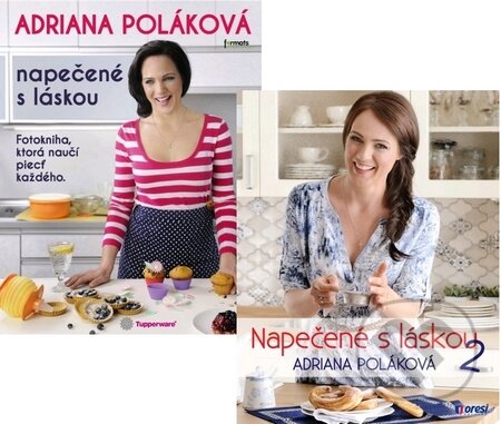 Kniha: Napečené s láskou 1+2 (komplet) (Adriana Poláková). Formats Pro Media, s.r.o. Kniha: Napečené s láskou 1+2 (komplet) (Adriana Poláková). Formats Pro Media, s.r.o.
