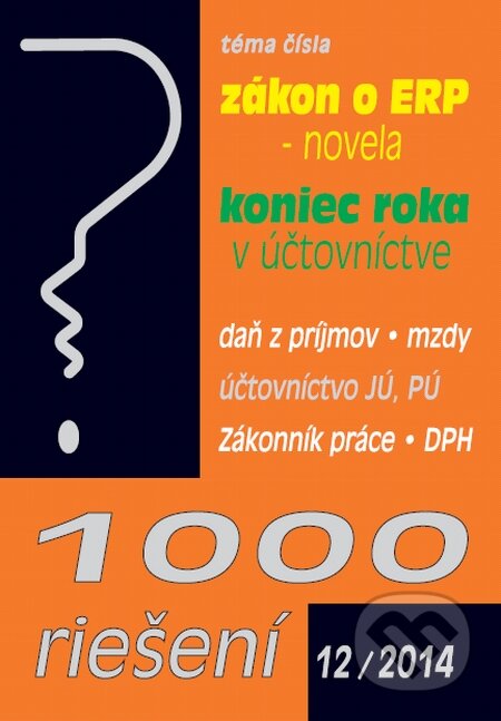 1000 riešení 12/2014, Poradca s.r.o., 2014
