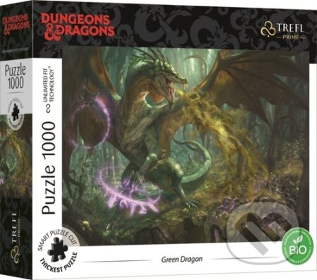 Puzzle: UFT Dungeons&Dragons Zelený drak (Trefl). Trefl, 2023 Puzzle: UFT Dungeons&Dragons Zelený drak (Trefl). Trefl, 2023