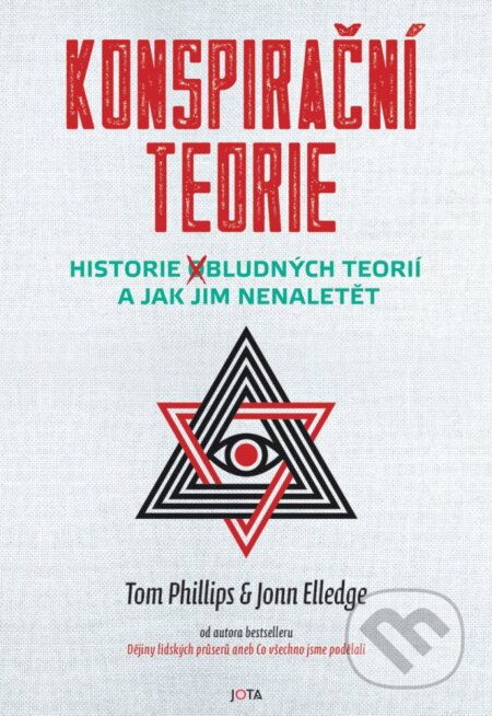 Kniha: Konspirační teorie (Jonn Elledge a Tom Phillips). Jota, 2023 Kniha: Konspirační teorie (Jonn Elledge a Tom Phillips). Jota, 2023