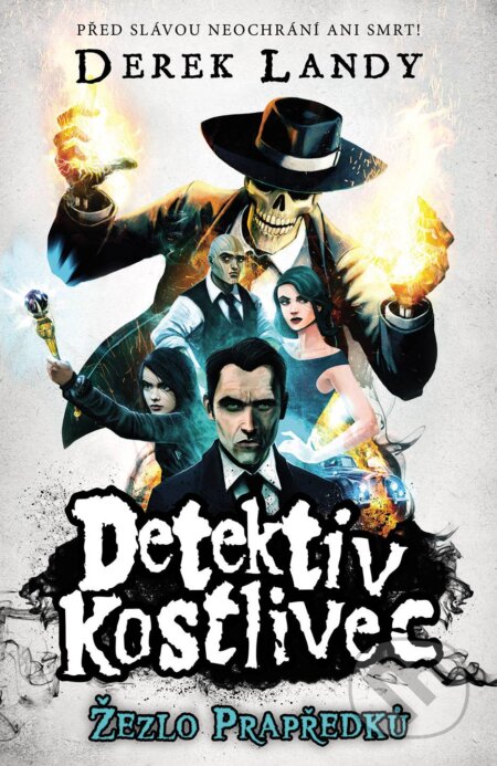 Kniha: Detektiv Kostlivec 1 (Derek Landy). Slovart CZ, 2023 Kniha: Detektiv Kostlivec 1 (Derek Landy). Slovart CZ, 2023