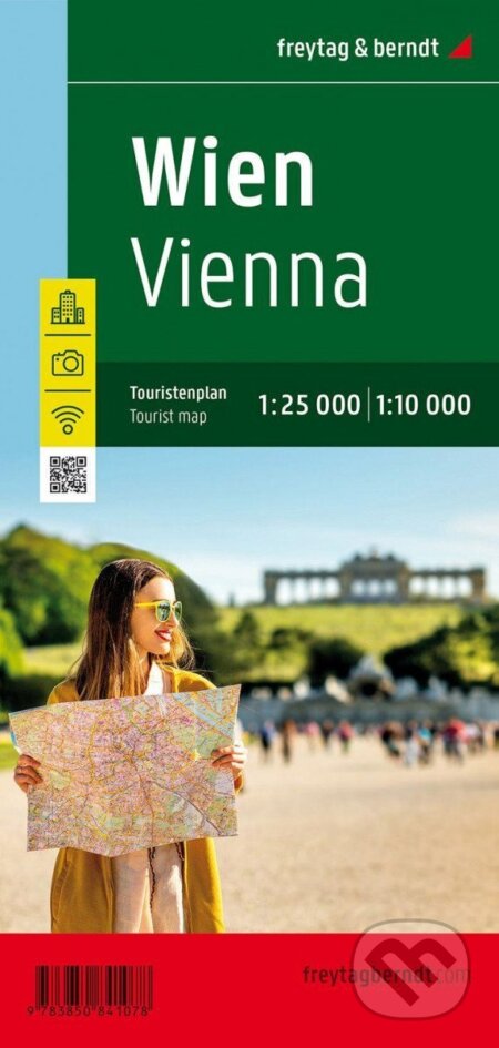 Vídeň 1:25 000 / 1:10 000 / plán města (freytag&berndt). freytag&berndt, 2020 Vídeň 1:25 000 / 1:10 000 / plán města (freytag&berndt). freytag&berndt, 2020