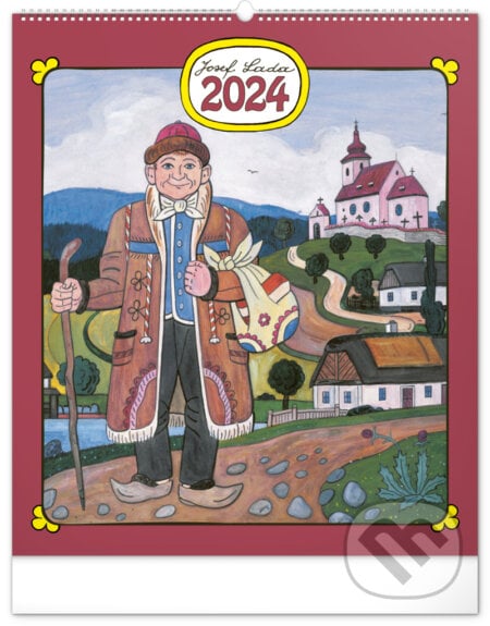 Nástěnný kalendář Josef Lada 2024 - Josef Lada, Notique, 2023