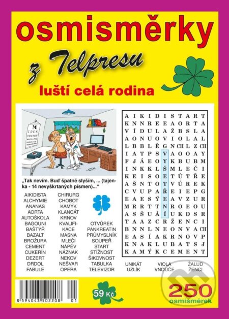 Kniha: Osmisměrky z Telpresu luští celá rodina 1/2023 (Telpres). Telpres, 2023 Kniha: Osmisměrky z Telpresu luští celá rodina 1/2023 (Telpres). Telpres, 2023