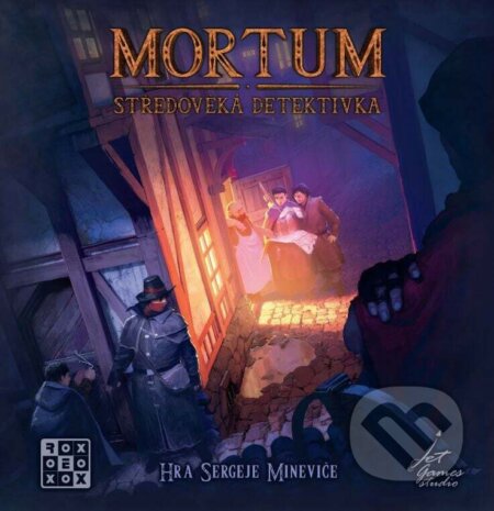 Společenská hra: Mortum: Středověká detektivka (Sergey Minevich). REXhry, 2023 Společenská hra: Mortum: Středověká detektivka (Sergey Minevich). REXhry, 2023