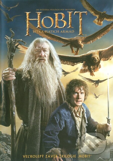 Film: Hobit: Bitka piatich armád (Peter Jackson) (DVD). Magicbox, 2015 Film: Hobit: Bitka piatich armád (Peter Jackson) (DVD). Magicbox, 2015