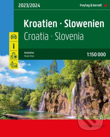 Chorvatsko-Slovinsko 1:150 000 / autoatlas (freytag&berndt). freytag&berndt, 2023 Chorvatsko-Slovinsko 1:150 000 / autoatlas (freytag&berndt). freytag&berndt, 2023
