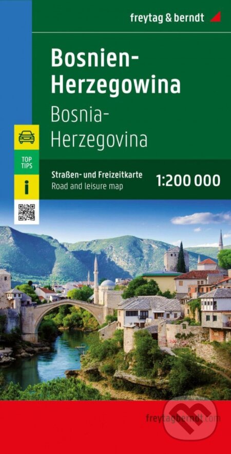 Bosna-Herzegovina 1:200 000 / automapa (freytag&berndt). freytag&berndt, 2023 Bosna-Herzegovina 1:200 000 / automapa (freytag&berndt). freytag&berndt, 2023
