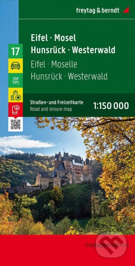 Eifel-Moselle-Hunsrück-Westerwald 1:150 000 / automapa, freytag&berndt, 2021