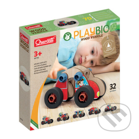Společenská hra: PlayBio Wood Vehicle (Quercetti). Quercetti, 2023 Společenská hra: PlayBio Wood Vehicle (Quercetti). Quercetti, 2023