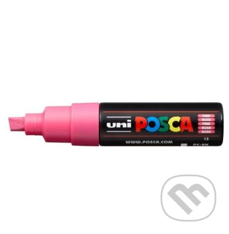 Posca akrylový popisovač PC-8K, 8 mm, růžová (se širokým, seříznutým hrotem) (OFFICE LINE). OFFICE LINE, 2023 Posca akrylový popisovač PC-8K, 8 mm, růžová (se širokým, seříznutým hrotem) (OFFICE LINE). OFFICE LINE, 2023