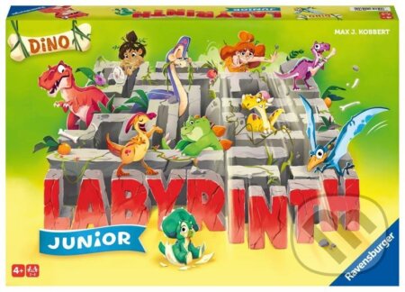 Spoločenská hra: Labyrinth Junior Dinosauři (Ravensburger). Ravensburger, 2023 Spoločenská hra: Labyrinth Junior Dinosauři (Ravensburger). Ravensburger, 2023