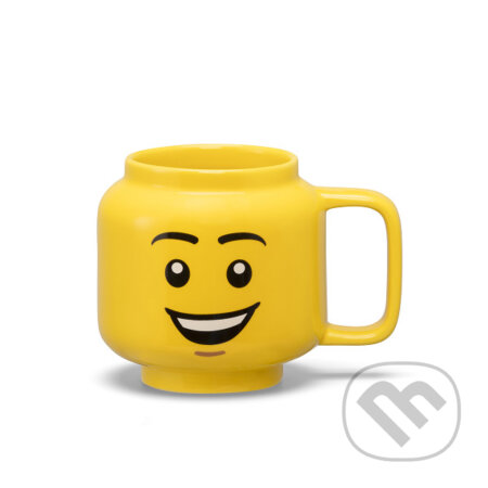LEGO keramický hrnček 255 ml - šťastný chlapec (LEGO). LEGO, 2023 LEGO keramický hrnček 255 ml - šťastný chlapec (LEGO). LEGO, 2023
