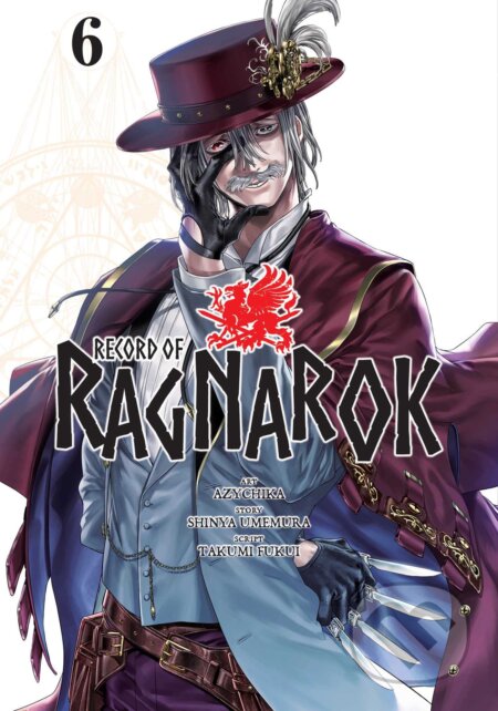 Kniha: Record of Ragnarok 6 (Shinya Umemura a Takumi Fukui). Viz Media, 2023 Kniha: Record of Ragnarok 6 (Shinya Umemura a Takumi Fukui). Viz Media, 2023