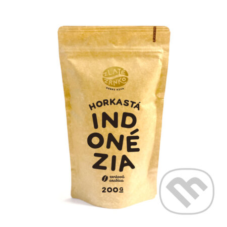 Kávy a čaje: Indonézia "horkastá" (Zlaté Zrnko). Zlaté Zrnko Kávy a čaje: Indonézia "horkastá" (Zlaté Zrnko). Zlaté Zrnko