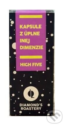 Kávy a čaje: Nespresso® kapsule Blend High Five (Diamonds Roastery). Diamonds Roastery, 2023 Kávy a čaje: Nespresso® kapsule Blend High Five (Diamonds Roastery). Diamonds Roastery, 2023