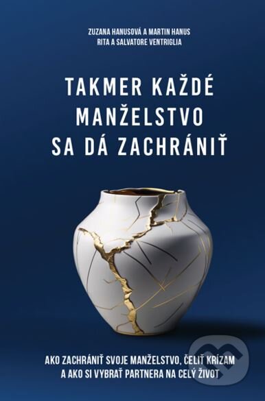 Kniha: Takmer každé manželstvo sa dá zachrániť (Martin Hanus, Rita Ventriglia, Salvatore Ventriglia a Zuzana Hanusová). Postoj Media, 2023 Kniha: Takmer každé manželstvo sa dá zachrániť (Martin Hanus, Rita Ventriglia, Salvatore Ventriglia a Zuzana Hanusová). Postoj Media, 2023