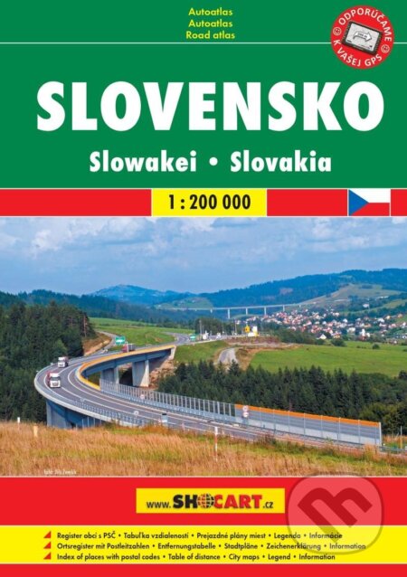 Slovensko 1:200 000 / autoatlas... (SHOCart). SHOCart, 2023 Slovensko 1:200 000 / autoatlas... (SHOCart). SHOCart, 2023