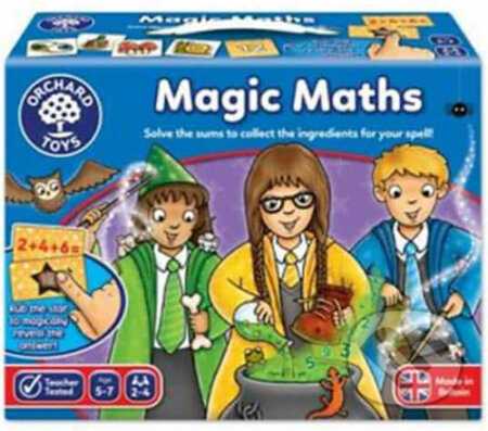 Spoločenská hra: Kouzelná matematika (Orchard Toys). Orchard Toys, 2023 Spoločenská hra: Kouzelná matematika (Orchard Toys). Orchard Toys, 2023