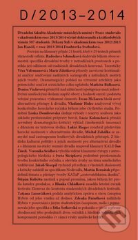 Kniha: Klauzury DAMU 2013-2014 (Autorský kolektív). Akademie múzických umění, 2014 Kniha: Klauzury DAMU 2013-2014 (Autorský kolektív). Akademie múzických umění, 2014