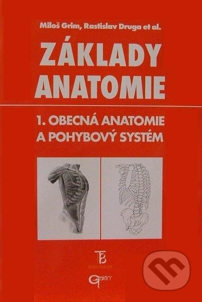 Kniha: Základy anatomie. 1. (Miloš Grim). Galén, 2006 Kniha: Základy anatomie. 1. (Miloš Grim). Galén, 2006