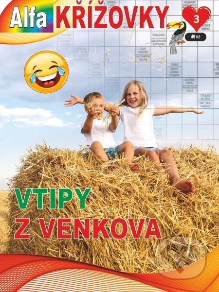 Kniha: Křížovky 3/2023 - Vtipy z venkova (Alfasoft). Alfasoft, 2023 Kniha: Křížovky 3/2023 - Vtipy z venkova (Alfasoft). Alfasoft, 2023