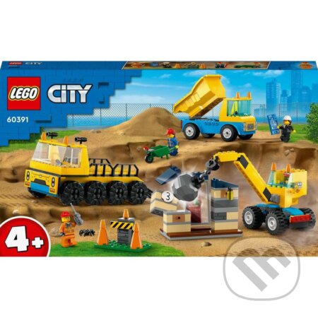 Spoločenská hra: LEGO® City 60391 Stavebná dodávka a demolačný žeriav (LEGO). LEGO, 2023 Spoločenská hra: LEGO® City 60391 Stavebná dodávka a demolačný žeriav (LEGO). LEGO, 2023