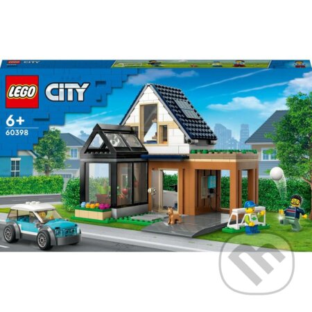 Spoločenská hra: LEGO® City 60398 Rodinný dom a elektromobil (LEGO). LEGO, 2023 Spoločenská hra: LEGO® City 60398 Rodinný dom a elektromobil (LEGO). LEGO, 2023