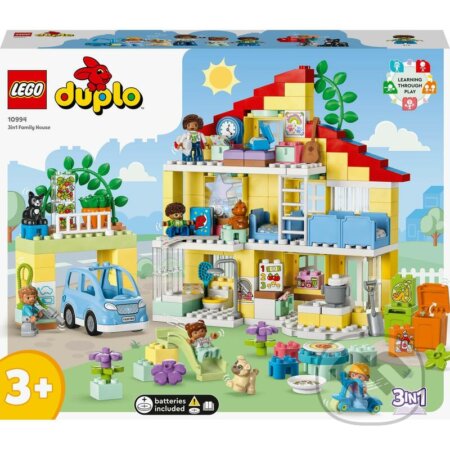 Spoločenská hra: LEGO® DUPLO® 10994 Rodinný dom 3 v 1 (LEGO). LEGO, 2023 Spoločenská hra: LEGO® DUPLO® 10994 Rodinný dom 3 v 1 (LEGO). LEGO, 2023