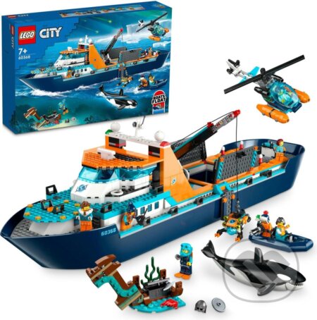 Společenská hra: LEGO® City 60368 Arktická prieskumná loď (LEGO). LEGO, 2023 Společenská hra: LEGO® City 60368 Arktická prieskumná loď (LEGO). LEGO, 2023