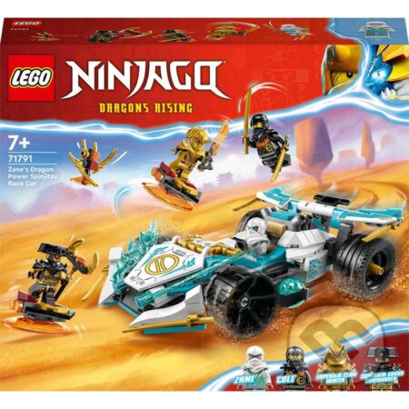 Spoločenská hra: LEGO® NINJAGO® 71791 Zane a jeho dračie Spinjitzu pretekárske auto (LEGO). LEGO, 2023 Spoločenská hra: LEGO® NINJAGO® 71791 Zane a jeho dračie Spinjitzu pretekárske auto (LEGO). LEGO, 2023