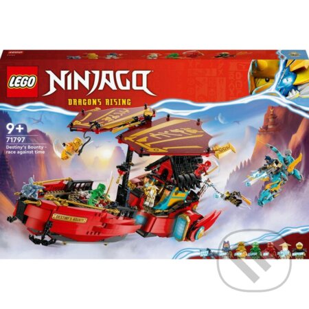 Spoločenská hra: LEGO® NINJAGO® 71797 Odmena osudu – preteky s časom (LEGO). LEGO, 2023 Spoločenská hra: LEGO® NINJAGO® 71797 Odmena osudu – preteky s časom (LEGO). LEGO, 2023