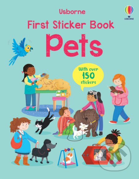 Kniha: First Sticker Book Pets (Kristie Pickersgill). Usborne, 2023 Kniha: First Sticker Book Pets (Kristie Pickersgill). Usborne, 2023