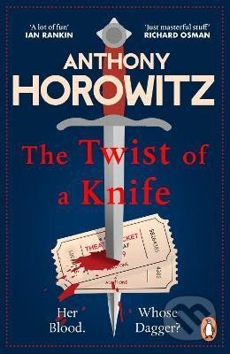 Kniha: The Twist of a Knife (Anthony Horowitz). Cornerstone, 2023 Kniha: The Twist of a Knife (Anthony Horowitz). Cornerstone, 2023