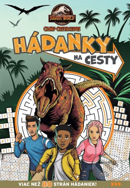 Kniha: Jurský svet: Kriedový kemp - Hádanky na cesty (Egmont SK). Egmont SK, 2023 Kniha: Jurský svet: Kriedový kemp - Hádanky na cesty (Egmont SK). Egmont SK, 2023