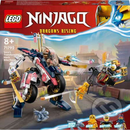 Spoločenská hra: LEGO® NINJAGO® 71792 Sora a jej transformačný motorobot (LEGO). LEGO, 2023 Spoločenská hra: LEGO® NINJAGO® 71792 Sora a jej transformačný motorobot (LEGO). LEGO, 2023