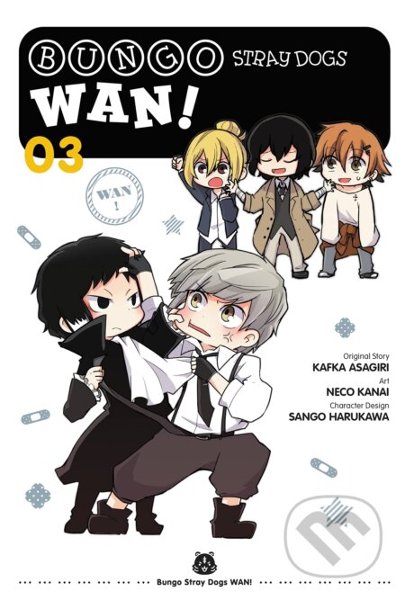 Kniha: Bungo Stray Dogs: Wan! 3 (Kafka Asagiri). Yen Press, 2022 Kniha: Bungo Stray Dogs: Wan! 3 (Kafka Asagiri). Yen Press, 2022