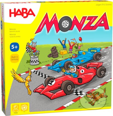 Společenská hra: Monza SK CZ verzia (Haba). Haba, 2023 Společenská hra: Monza SK CZ verzia (Haba). Haba, 2023