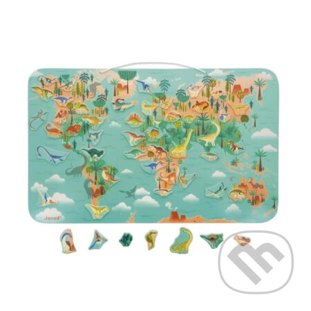 Společenská hra: Mapa Dinosaury sveta Dino 50 ks magnetiek (Janod). Janod, 2023 Společenská hra: Mapa Dinosaury sveta Dino 50 ks magnetiek (Janod). Janod, 2023