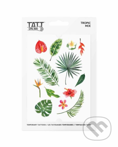Tropické rastliny mix, TATTon.me, 2023