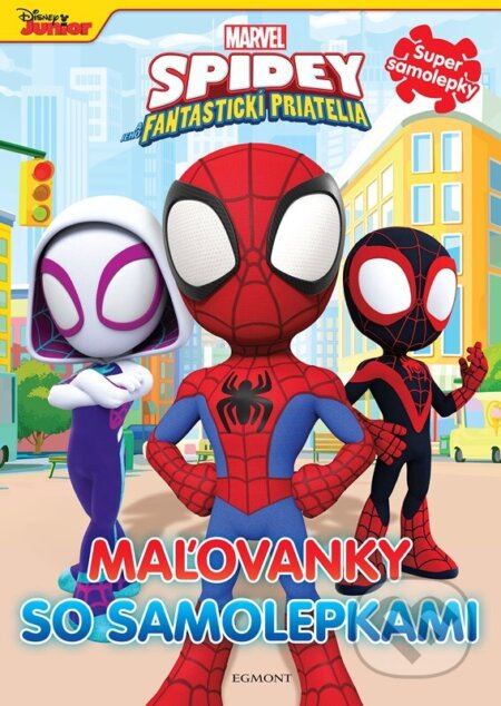 Kniha: Spidey a jeho fantastickí kamaráti: Maľovanky so samolepkami (Autorský kolektív). Egmont SK, 2023 Kniha: Spidey a jeho fantastickí kamaráti: Maľovanky so samolepkami (Autorský kolektív). Egmont SK, 2023