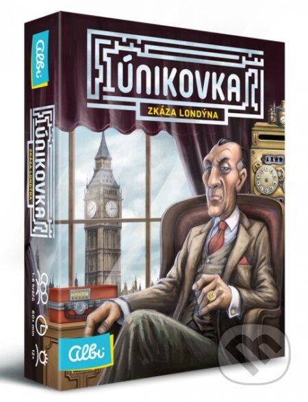 Společenská hra: Únikovka: Zkáza Londýna (Albi). Albi, 2023 Společenská hra: Únikovka: Zkáza Londýna (Albi). Albi, 2023