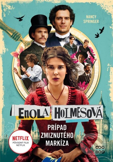 Kniha: Enola Holmesová: Prípad zmiznutého markíza (Nancy Springer). CooBoo SK, 2023 Kniha: Enola Holmesová: Prípad zmiznutého markíza (Nancy Springer). CooBoo SK, 2023