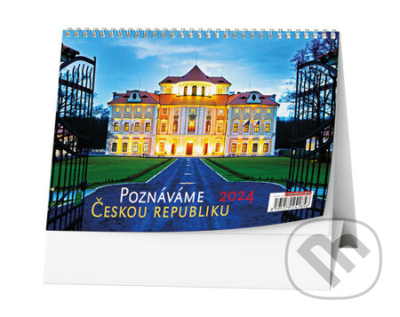 Stolní kalendář Poznáváme Českou republiku 2024, Baloušek, 2023