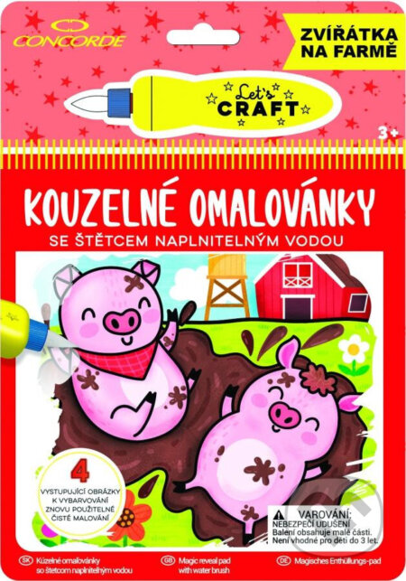 Kniha: Kouzelné omalovánky - Zvířátka na farmě (Concorde). Concorde, 2023 Kniha: Kouzelné omalovánky - Zvířátka na farmě (Concorde). Concorde, 2023