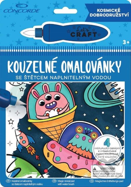 Kniha: Kouzelné omalovánky - Kosmické dobrodružství (Concorde). Concorde, 2023 Kniha: Kouzelné omalovánky - Kosmické dobrodružství (Concorde). Concorde, 2023