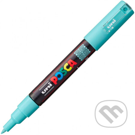 Posca akrylový popisovač PC-1M, 0,7 - 1 mm, azurová (extra tenký kulatý hrot) (OFFICE LINE). OFFICE LINE Posca akrylový popisovač PC-1M, 0,7 - 1 mm, azurová (extra tenký kulatý hrot) (OFFICE LINE). OFFICE LINE