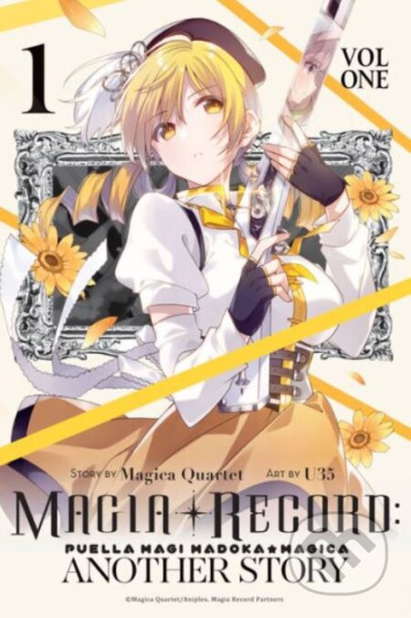 Kniha: Magia Record: Puella Magi Madoka Magica Another Story 1 (Magica Quartet). Yen Press, 2022 Kniha: Magia Record: Puella Magi Madoka Magica Another Story 1 (Magica Quartet). Yen Press, 2022