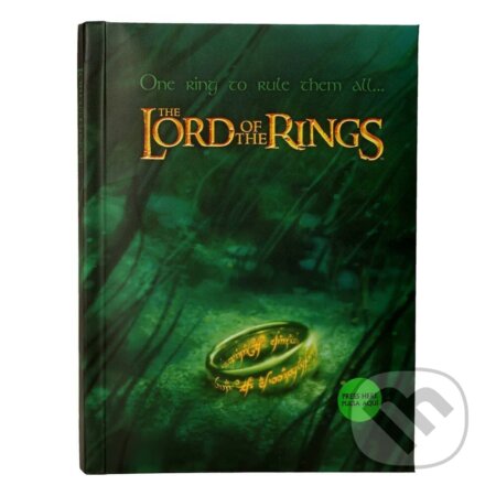 Zápisník Pán prsteňov - One Ring, svietiaci (Fantasy). Fantasy, 2023 Zápisník Pán prsteňov - One Ring, svietiaci (Fantasy). Fantasy, 2023